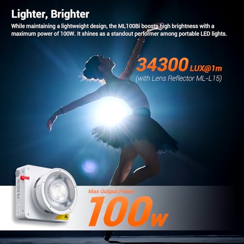 ML100Bi 100W Portable LED Video Light