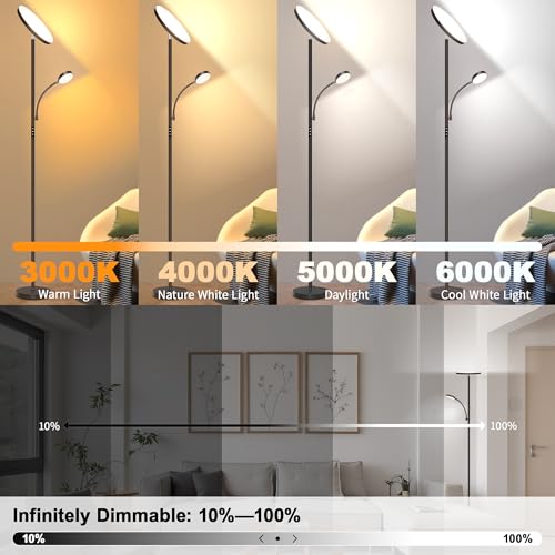 Floor Lamp 42W (Brown)