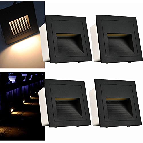 8Pack LED Recessed Step Light with Motion Sensor
