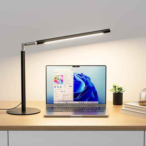 Metal LED Desk Lamp (Black)