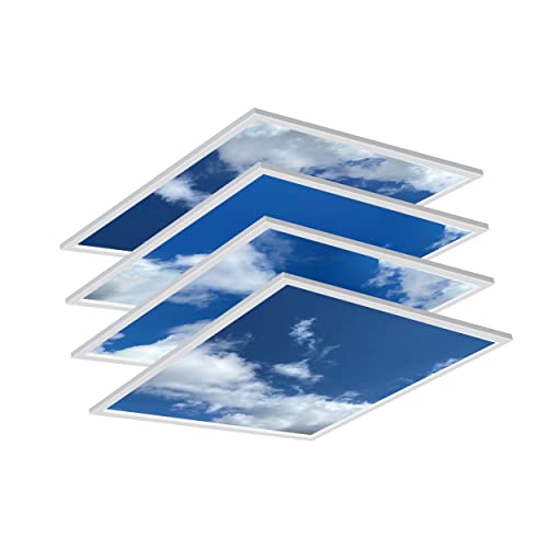 LED Flat Panel Lights with Surface Mounting Kits Tunable 40W