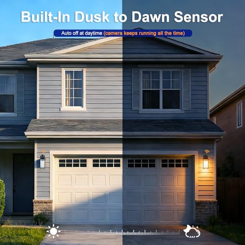 2 Pack Smart Porch Light Camera (2 Pack)