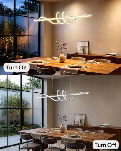47.2in Kitchen Island Light (Chrome Silver / 47.2in)