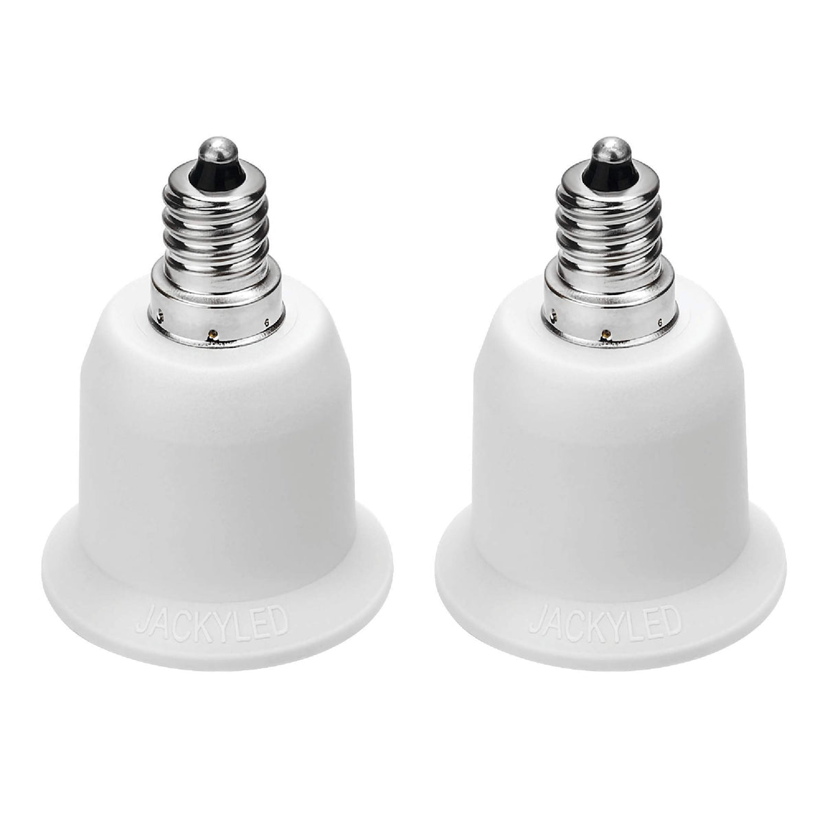 2 Pack E12 to E26 Adapter