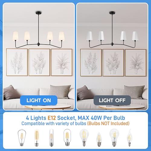 47" Modern Linear Chandelier