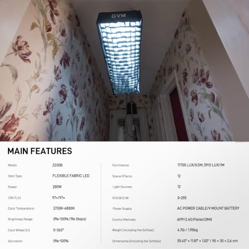 GVM Z200B Flexible LED Light Panel (1)
