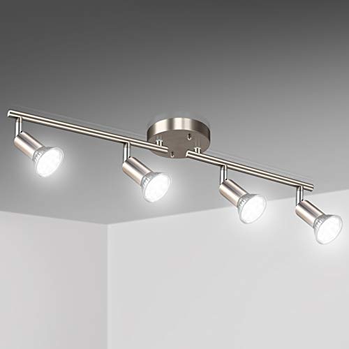 LED 4 Light Track Lighting Kit (Matt Nickel / 4 Light)