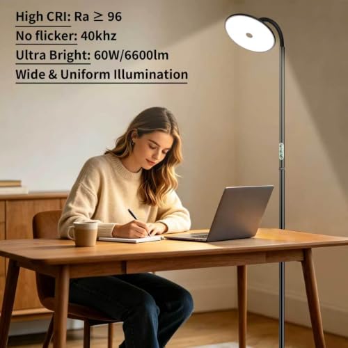 60W Torchiere Lamp (Touch Control)
