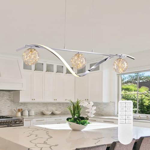 40" Dimmable Kitchen Island Lighting (Chrome)