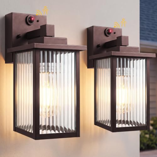 2 Pack Motion Sensor Wall Light (Oil-Rubbed Bronze / 10.6''-2 Pack)