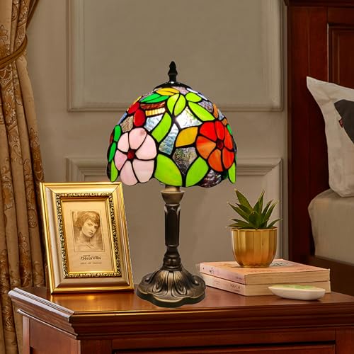 Tiffany Table Lamp (8Inch Grape Flowers)