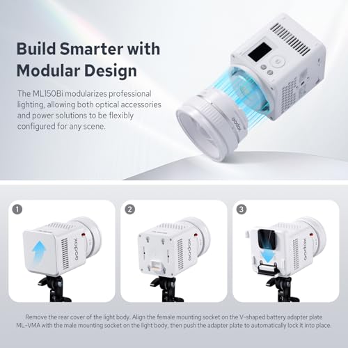 ML150Bi Bi Color COB LED Video Light 150W