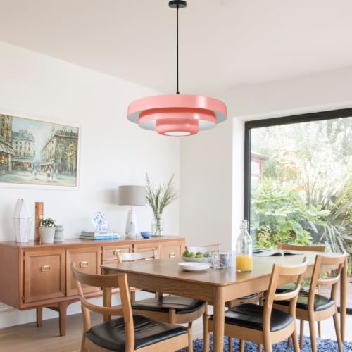 Pink Pendant Light (Pink / 19.7 Inch)