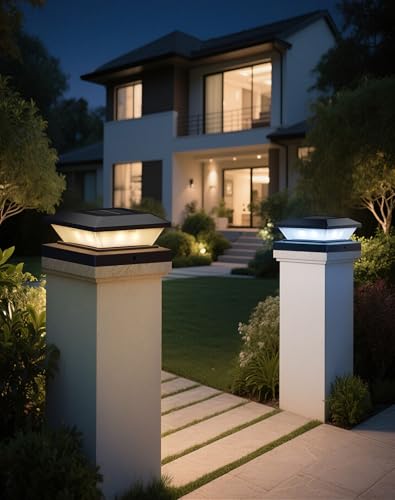 4x4 Solar Post Cap Lights (6 Pack)