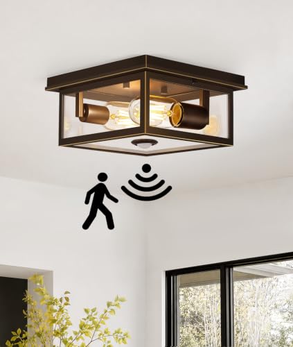 Outdoor Ceiling Light with Motion Sensor