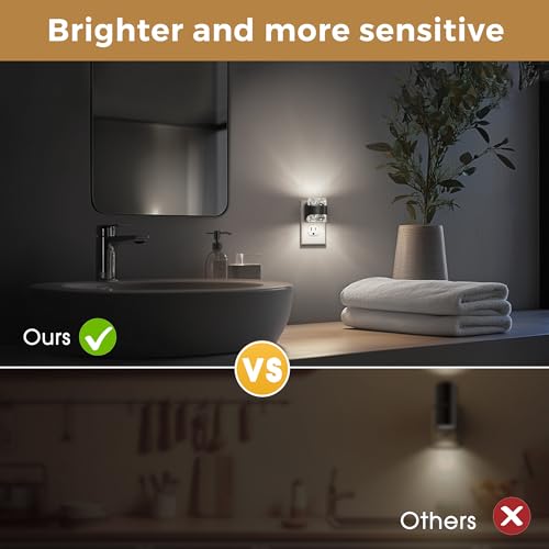 Night Light 5000K Bubble Night Lights Plug into Wall (Black Bubble-5000K / 1 Pack)