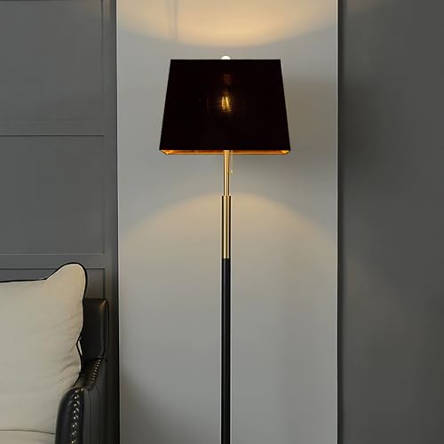 Set of 2 Rectangle Lampshade (BlackGold / 12X14X10")