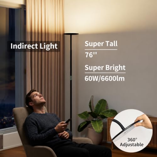 60W Torchiere Lamp (Touch Control)
