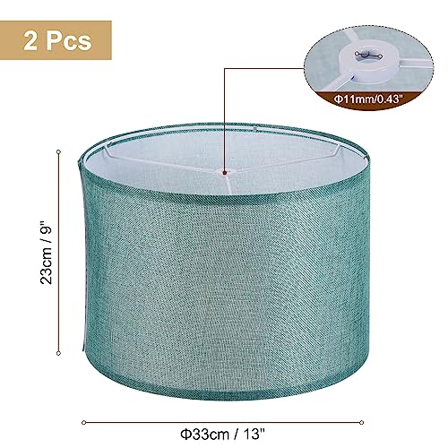 Drum Lamp Shades Set of 2 (Blue)