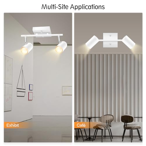2 Light Track Lighting Kit (2 light-white)