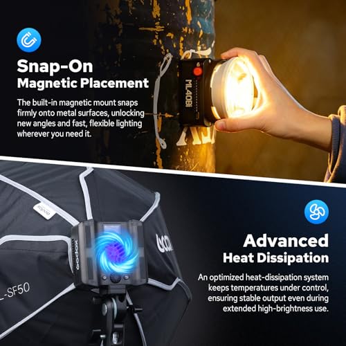 ML40Bi Mini COB Video Light 40W