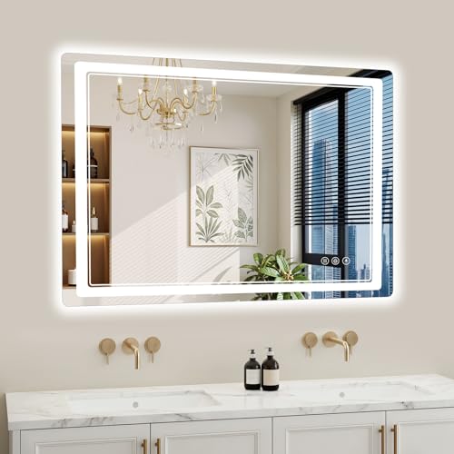 30"x40" LED Bathroom Mirror with Lights (40"L x 30"W)
