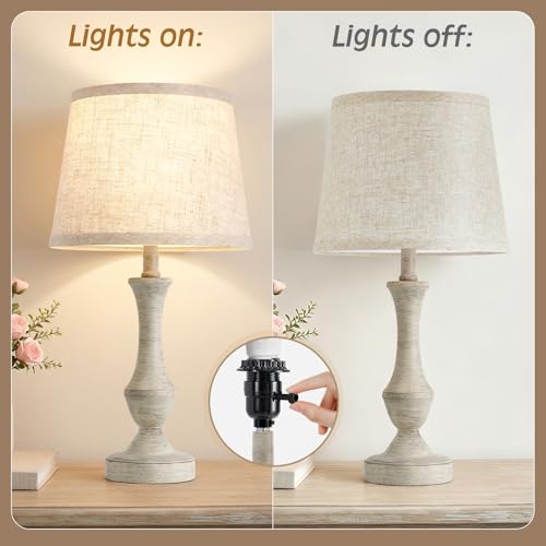 Table Lamp Set of 2 (Antique Grey / 19 in)