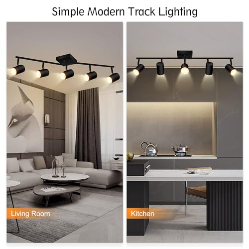 Track Lighting Kit (5 light-black)
