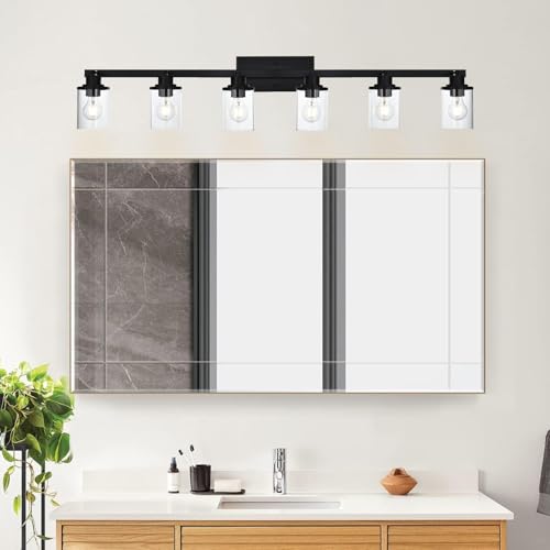 6 Light Track Lighting Kit Black Track Lighting Fixtures (Black / 6 Light)
