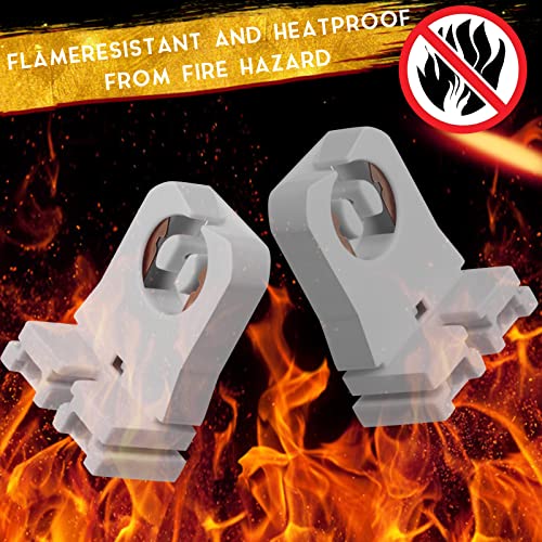 200 Pack Non Shunted LED Tombstones T8 T10 T12 Lamp Holder (Without Wire)