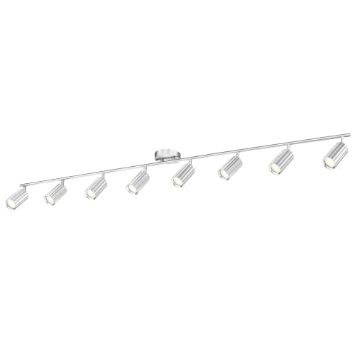 61.4" LED Track Lights Bulbs Included (Sunflower, Brushed Nickel / 61.4", 8-light)