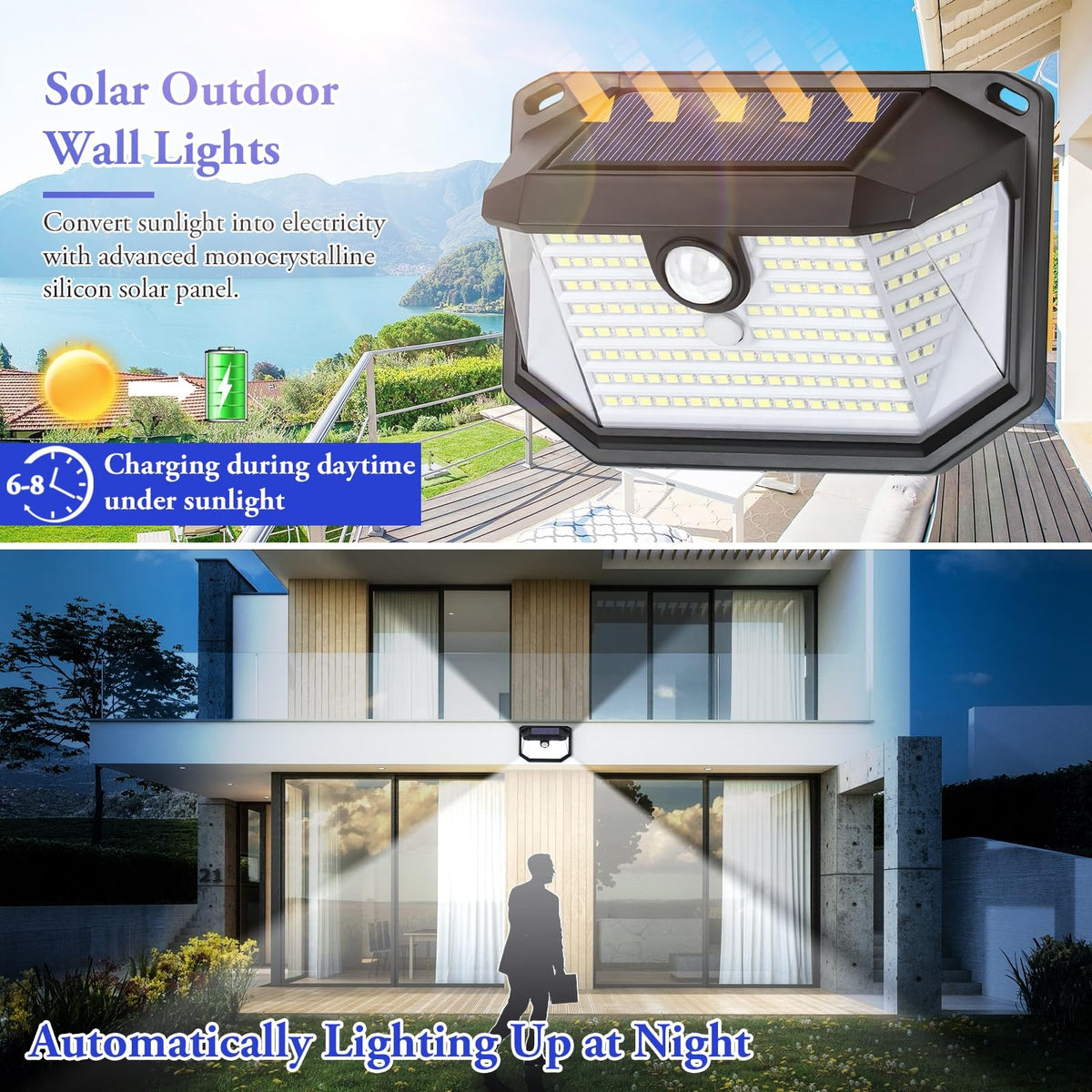 Solar Outdoor Lights (2-Pack)