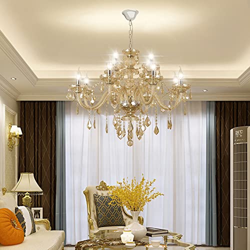 Modern Luxury K9 Crystal Chandelier (12 Lights)