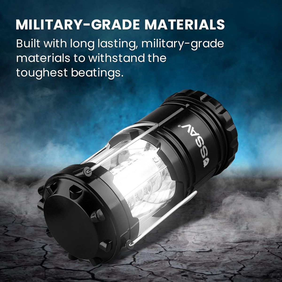 3 Pack Black LED Lanterns (3 Pack Black)