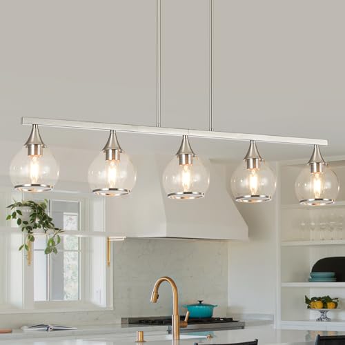 Island Light for Kitchen (Brushed Nickel / 5-Light)