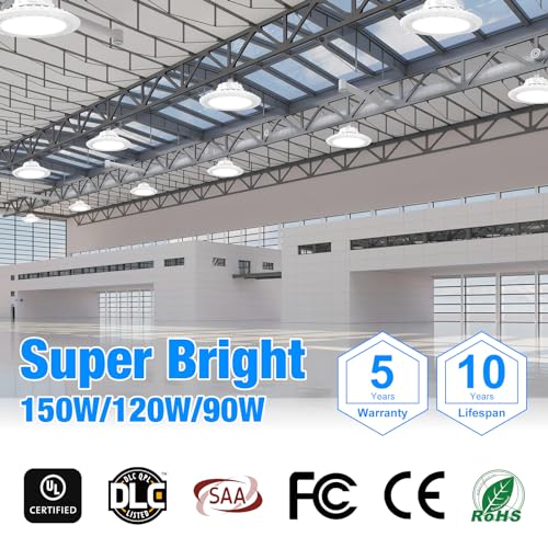 4PACK UFO LED High Bay Light (150-4PACK-W)