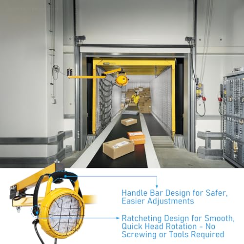 50W 40 Inch Double Swing Arm LED Loading Dock Lights