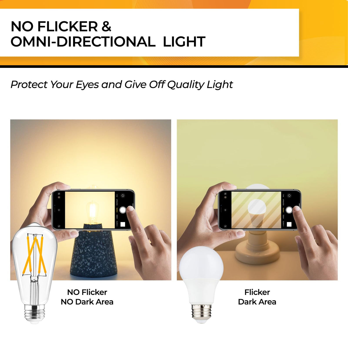 Edison Bulbs Dimmable (Warm White)