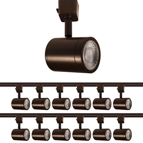 Charge 8010 LED Adjustable Track Head 5 (Dark Bronze / H-Style 3-Wire (12 Pack))