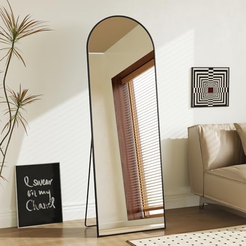 19"x58" Arched Mirror Full Length (Black-arched / 58"L x 19"W)