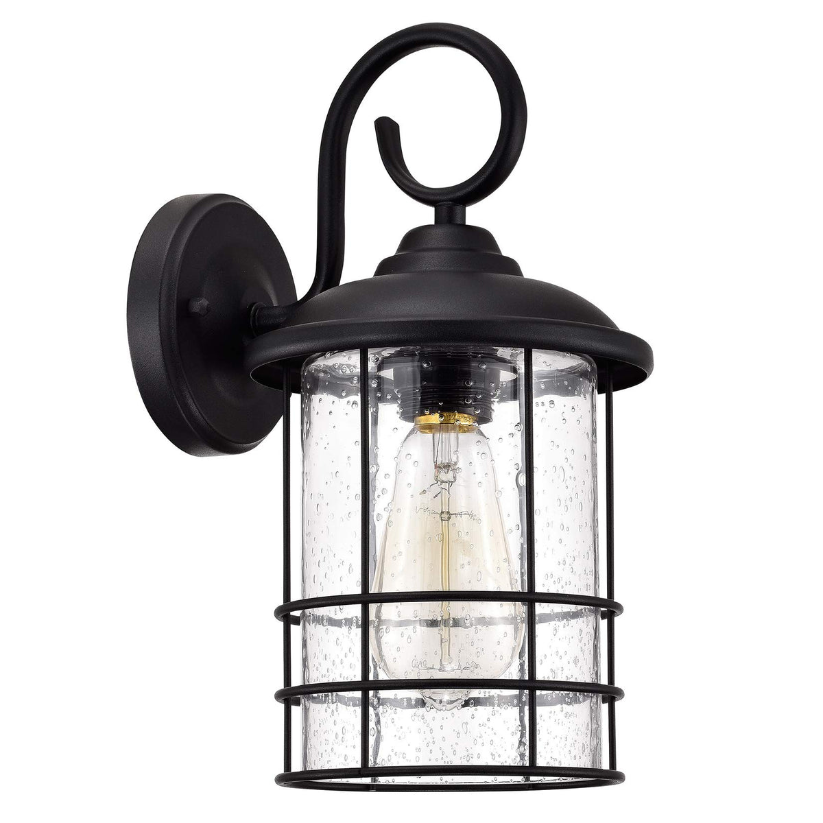 Narrow 5" Wide Black Outdoor Wall Sconce 1 Pack H12.25" Farmhouse (Black / 1 Pack H12.25")