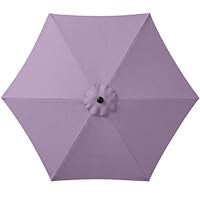 7.5ft Solar Umbrella LED Lighted Patio Umbrella