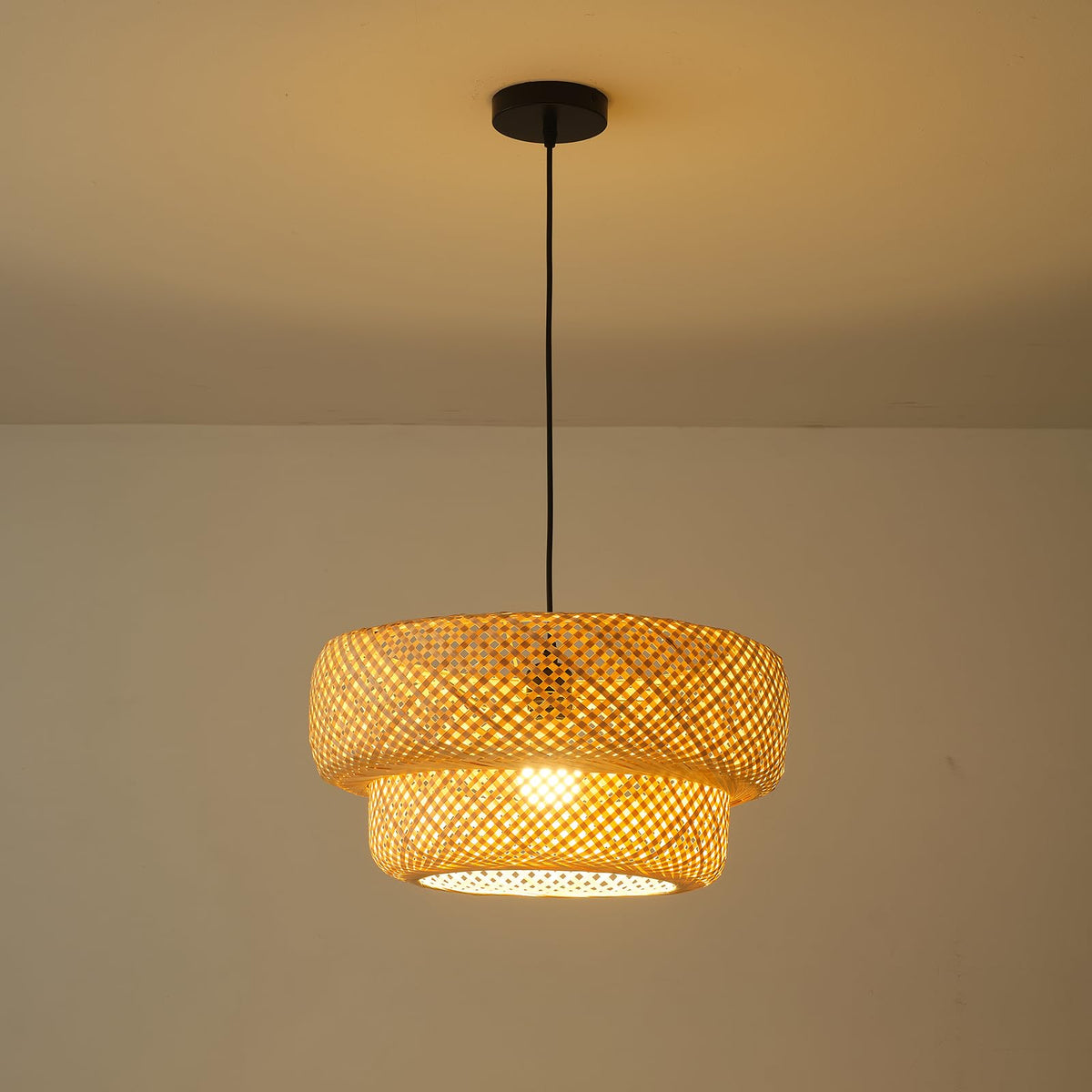 13.8" Bamboo Lamp Shade (Bamboo 13.77 in 1-Pack)