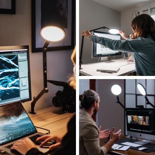 Edge 2.0 LED Desk Lamp (Black - Single)