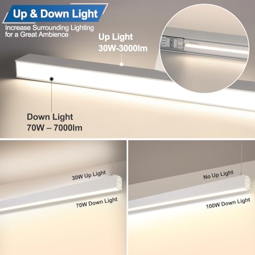8FT 100W LED Linear Light for Commercial Office