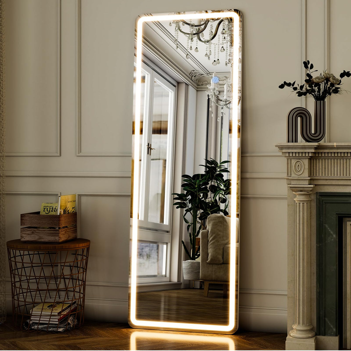 56" x 20" Full Length Mirror (Rectangle / 56"L x 20"W)