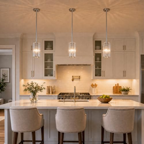 Nickel Pendant Light (Nickel / Round-1-Pack)