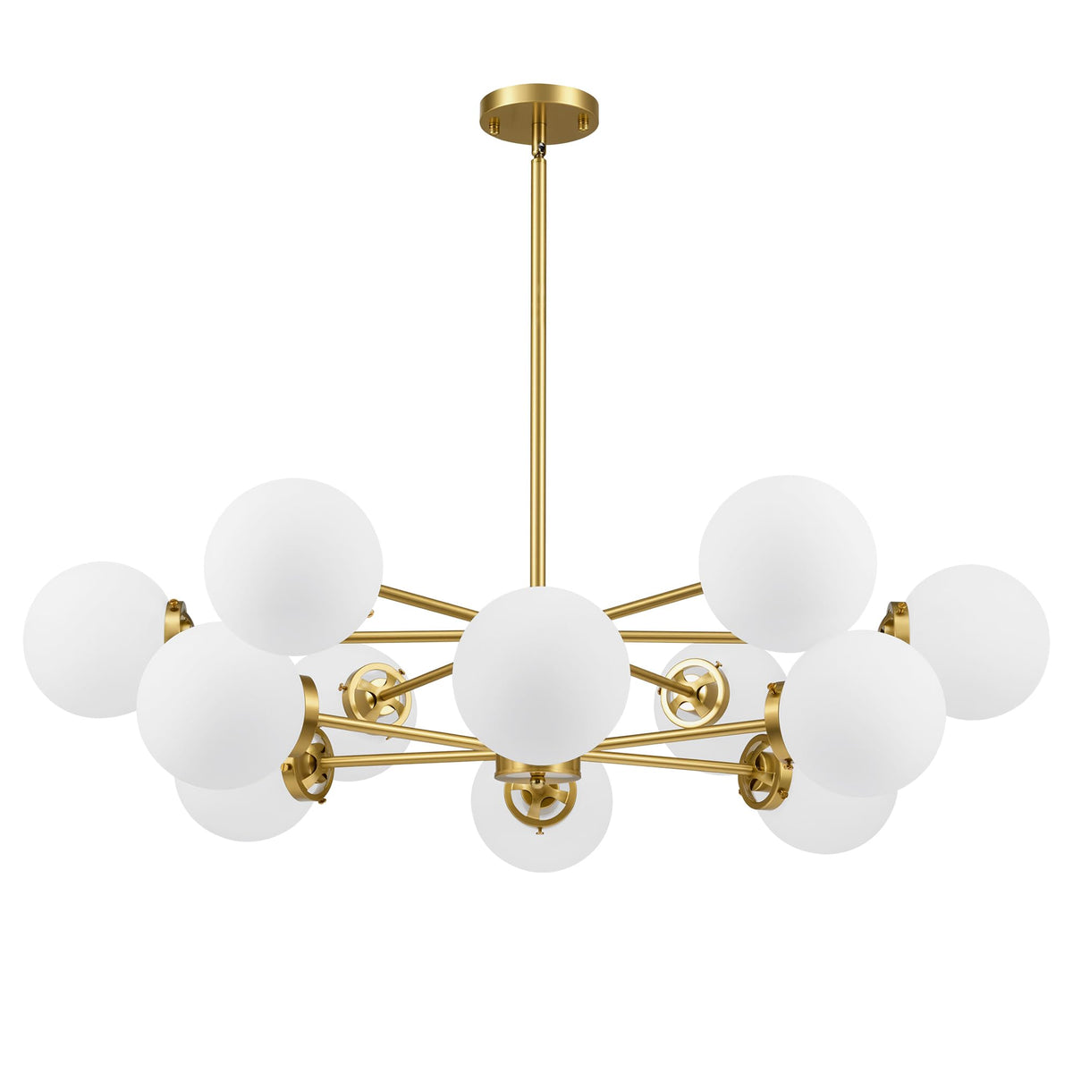 12 Light Sputnik Chandelier (Gold / 12-Light)