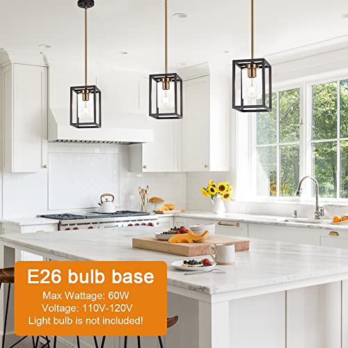 1 Light Mini Lantern Pendant Light (Brushed Brass / 1 Light)