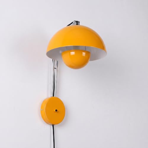Mid Century Modern Bud Plug in Wall Sconces for Bedroom